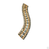 Vintage 10k Yellow Gold Journey Pendant with .85 ctw Natural Diamonds