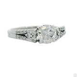 14k White Gold Engagement Ring with 1 1/3 ctw Lab Grown Diamonds Size 9.25