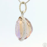 New Sterling Silver Pendant with Oval Ametrine 2.1 gram