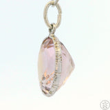 New Sterling Silver Pendant with Oval Ametrine 1.9 gram