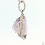 New Sterling Silver Pendant with Oval Ametrine 1.9 gram