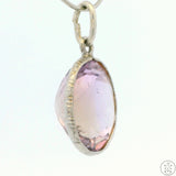 New Sterling Silver Pendant with Oval Ametrine 1.9 gram