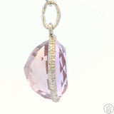 New Sterling Silver Pendant with Oval Ametrine 2.4 gram