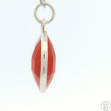 New Sterling Silver Pendant with Carnelian Agate 2 gram