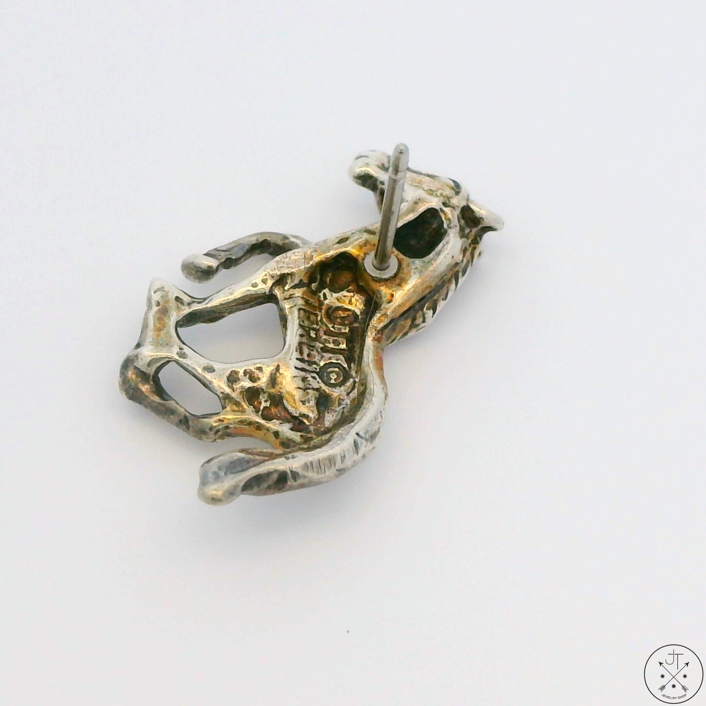 Vintage Sterling Silver Horse Stud Earrings Pony QTT Albuquerque