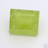 5.79 Carat Natural Mint Green Grossular Garnet 10x9 mm Emerald Faceted Gemstone Certified