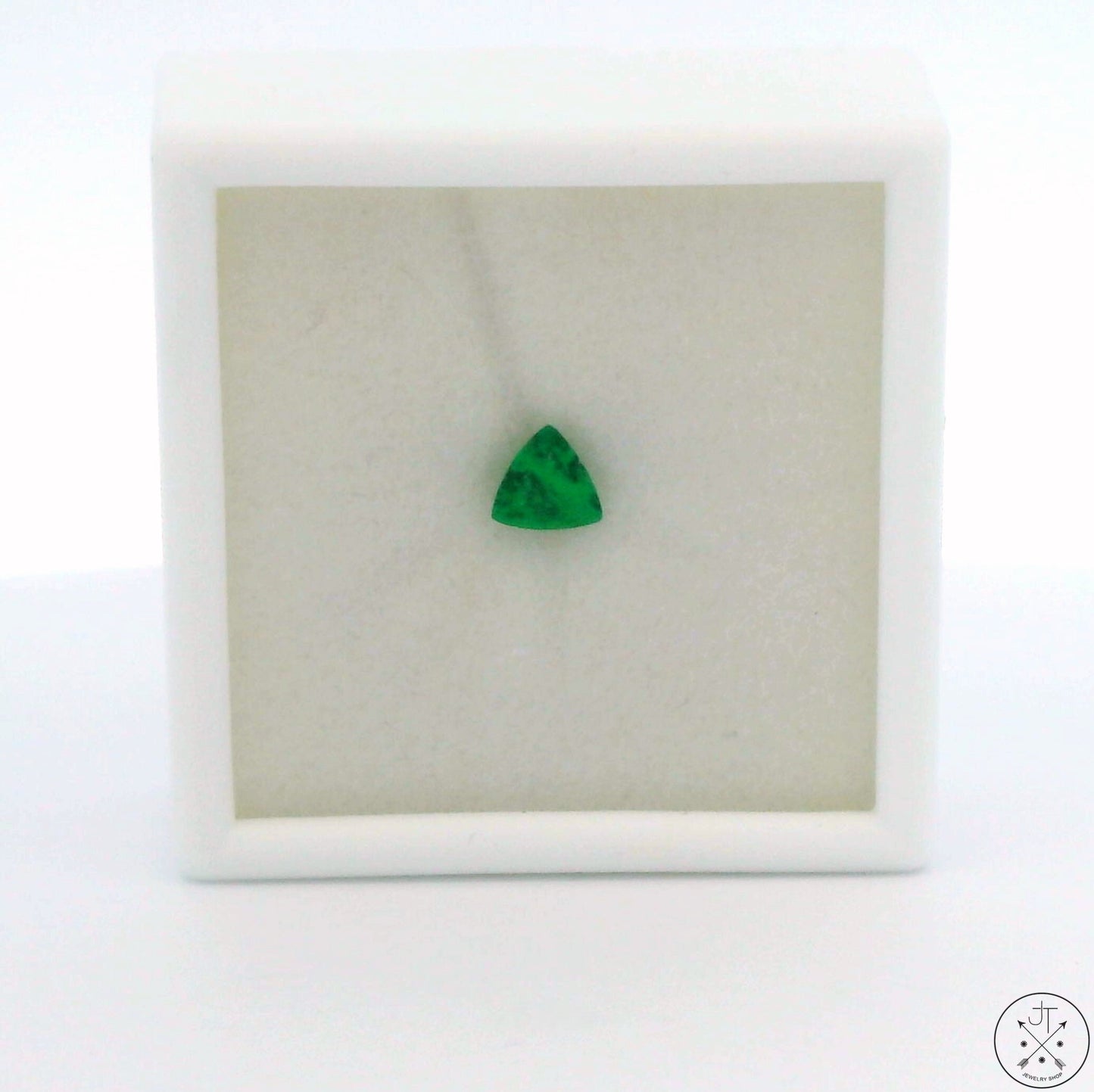 .45 Carat Natural Tsavorite Garnet 5 mm Trillion Faceted Gemstone