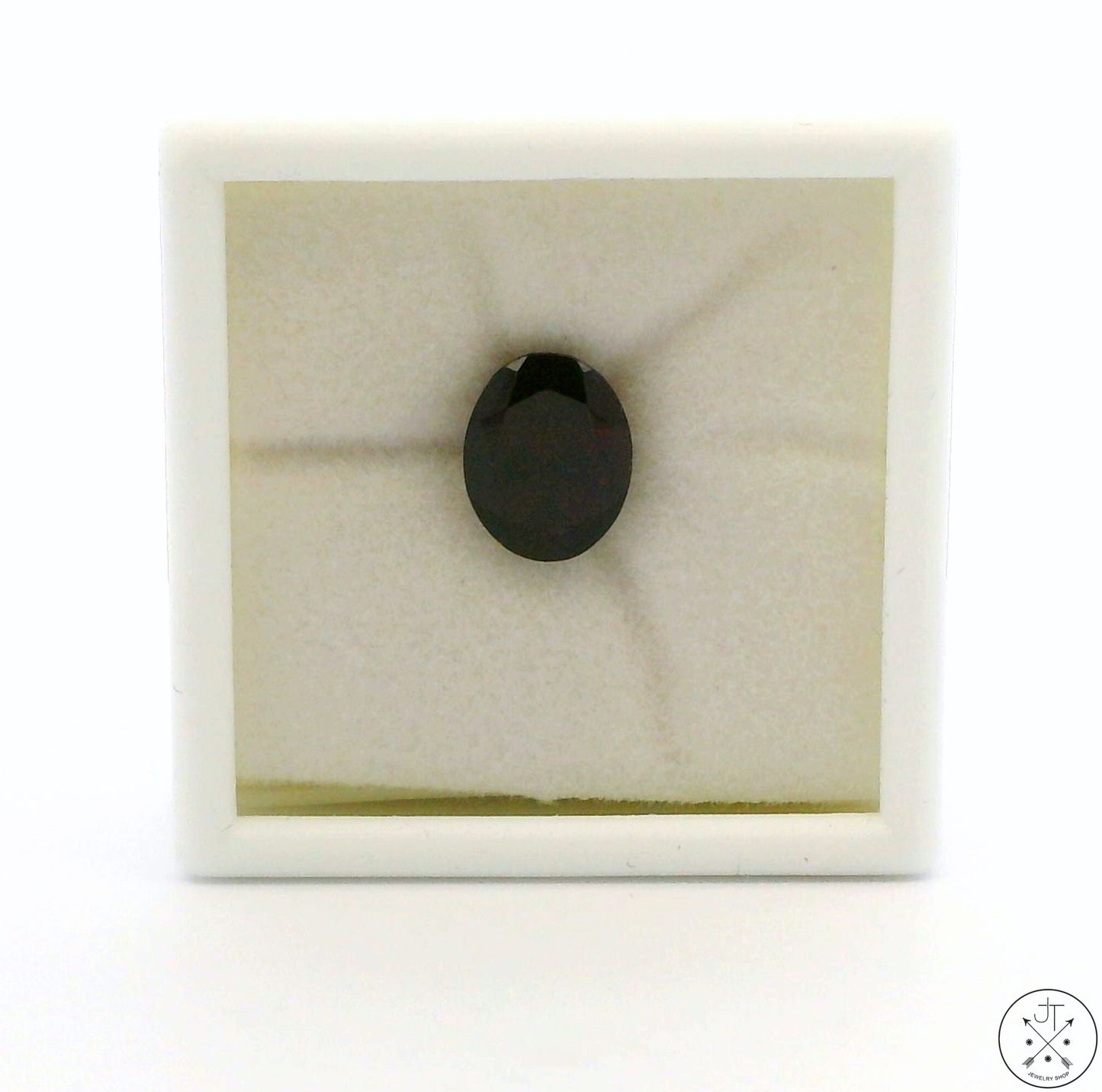 3.23 Carat Natural Rhodolite Garnet 10 x 8 mm Oval Faceted Gemstone Loose