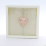 1.90 Carat Natural Morganite 9.5 mm Trillion Faceted Gemstone Loose Namibia