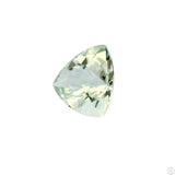 4.75 carat Natural Prasiolite Quartz 12 mm Trillion Faceted Gemstone Loose Brazil