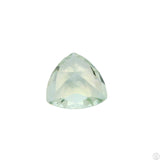 4.75 carat Natural Prasiolite Quartz 12 mm Trillion Faceted Gemstone Loose Brazil