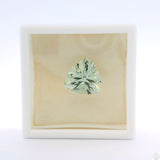 4.75 carat Natural Prasiolite Quartz 12 mm Trillion Faceted Gemstone Loose Brazil