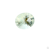 4.00 carat Natural Prasiolite Quartz 12x10 mm Oval Faceted Gemstone Loose