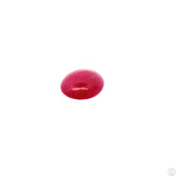 .78 Carat Natural Ruby 6.1 x 5.1 mm Cabochon Gemstone Myanmar Heated