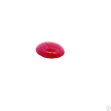 .78 Carat Natural Ruby 6.1 x 5.1 mm Cabochon Gemstone Myanmar Heated