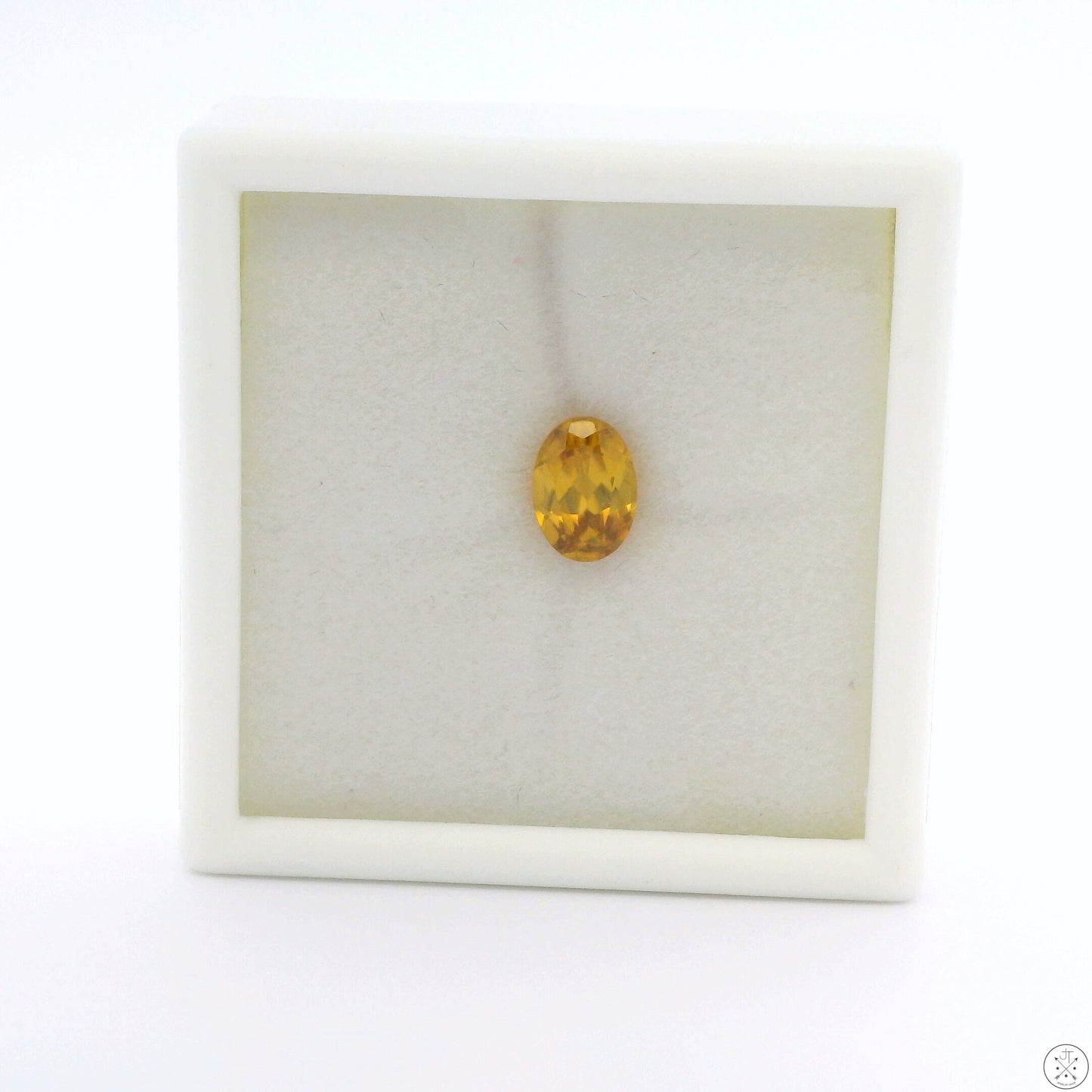 .92 Carat Yellow Sphene 7 x 5 mm Oval Natural Gemstone Loose