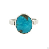 New Sterling Silver Ring with Natural Indian Mountain Turquoise Size 7.75