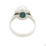 New Sterling Silver Ring with Natural Indian Mountain Turquoise Size 7.75