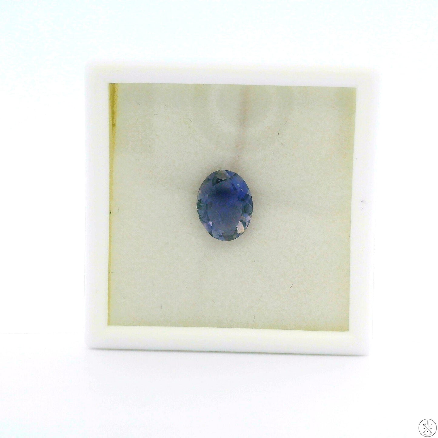 1.14 Carat Natural Iolite 9 x 7 mm Oval Cut Faceted Gemstone Loose