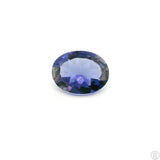 1.35 Carat Natural Iolite 9 x 7 mm Oval Cut Faceted Gemstone Loose