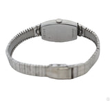 Vintage Bulova White Gold Plated Ladies Wristwatch 17 Jewel Watch Mechanical 7.5in Adjustable