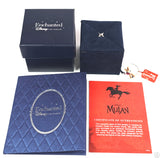 Rare New in Box Disney Sterling Silver Dragonfly Ring Size 11.5 Adjustable Mulan Enchanted