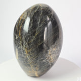New 1350 gram 5 inch Natural Black Moonstone Freeform 2.98 lb Polished Specimen