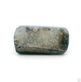 Drusy Quartz Agate Statement Ring Size 8 Black and White