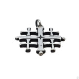 Vintage James Avery Sterling Silver Jerusalem Cross Pendant Charm Retired Nearly New