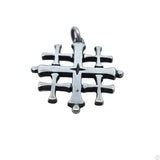 Vintage James Avery Sterling Silver Jerusalem Cross Pendant Charm Retired Nearly New