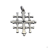 Vintage James Avery Sterling Silver Jerusalem Cross Pendant Charm Retired Nearly New