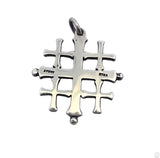 Vintage James Avery Sterling Silver Jerusalem Cross Pendant Charm Retired Nearly New