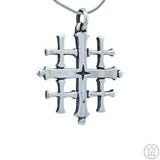 Vintage James Avery Sterling Silver Jerusalem Cross Pendant Charm Retired Nearly New