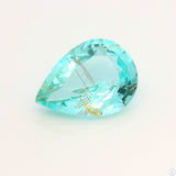 1.65 Carat 10 x 7 mm Paraiba Tourmaline Pear Faceted Natural Gemstone Elbaite