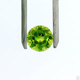 3.26 Carat Natural Peridot 9 mm Round Faceted Gemstone Loose