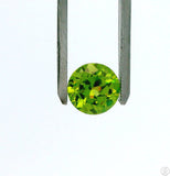 5.08 Carat Natural Peridot 10 mm Round Faceted Gemstone Loose