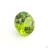 5.08 Carat Natural Peridot 10 mm Round Faceted Gemstone Loose