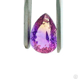 12.07 Carat Natural Ametrine 19 x 13 mm Pear Faceted Gemstone Loose Amethyst Citrine
