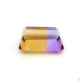 11.75 Carat Natural Ametrine 16 x 12 mm Emerald Faceted Gemstone Loose Amethyst Citrine