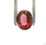7.51 Carat Natural Pink Tourmaline 14 x 11 mm Oval Faceted Gemstone Loose