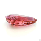 4.71 Carat Natural Pink Tourmaline 15 x 9 mm Pear Faceted Gemstone Loose