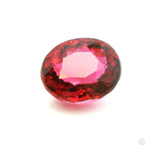 2.42 Carat Natural Pink Tourmaline 8.6 x 7.5 mm Oval Faceted Gemstone Loose