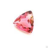 2.32 Carat Natural Pink Tourmaline 9 mm Trillion Faceted Gemstone Loose