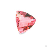 2.32 Carat Natural Pink Tourmaline 9 mm Trillion Faceted Gemstone Loose