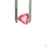 2.32 Carat Natural Pink Tourmaline 9 mm Trillion Faceted Gemstone Loose