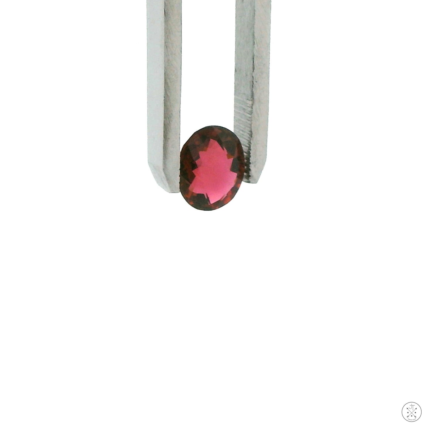 1.60 Carat Natural Pink Tourmaline 8.2 x 6.8 mm Oval Faceted Gemstone Loose
