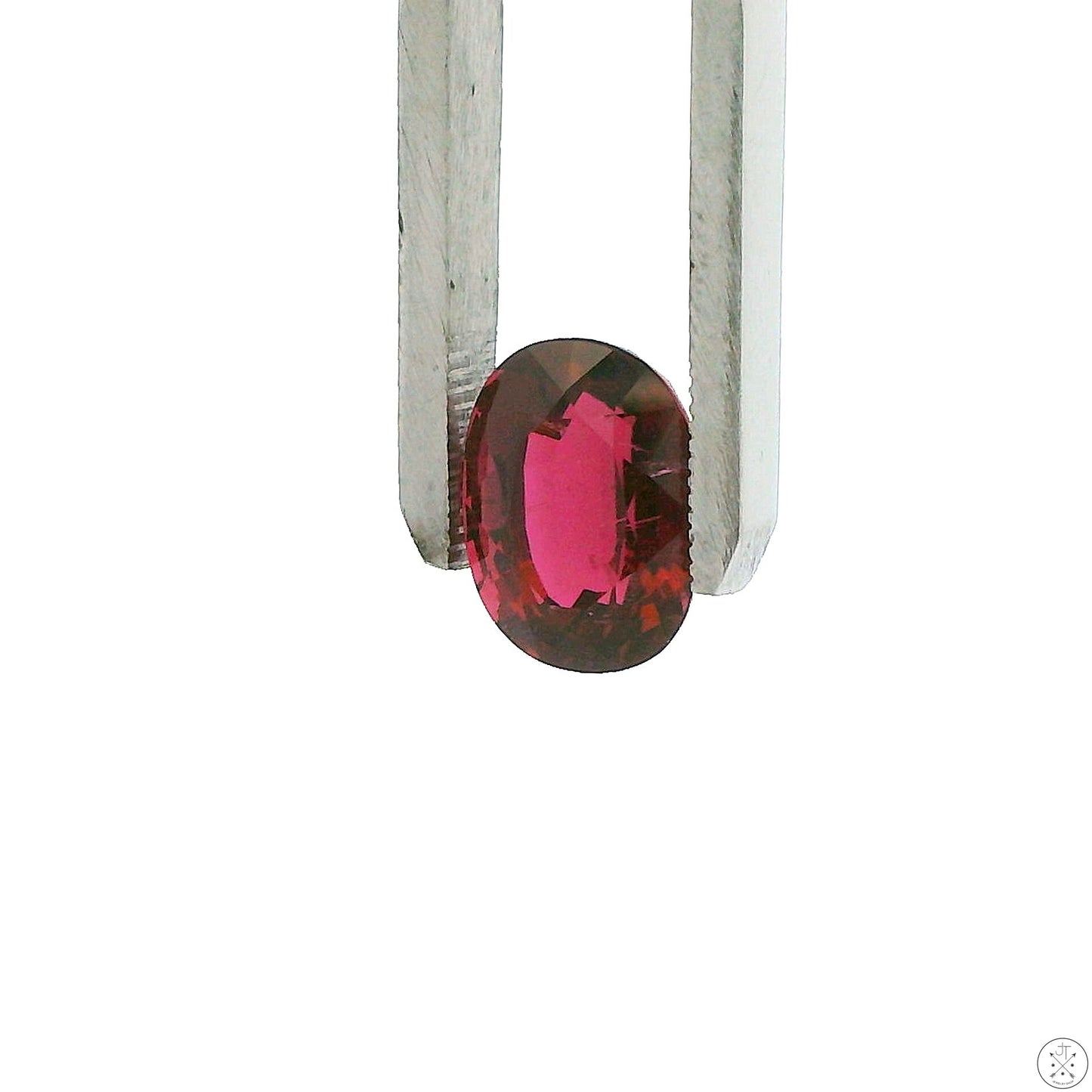 5.31 Carat Natural Pink Tourmaline 12 x 9 mm Oval Faceted Gemstone Loose