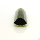 4.12 Carat Natural Green Tourmaline 18 x 6 mm Rectangle Faceted Gemstone Loose