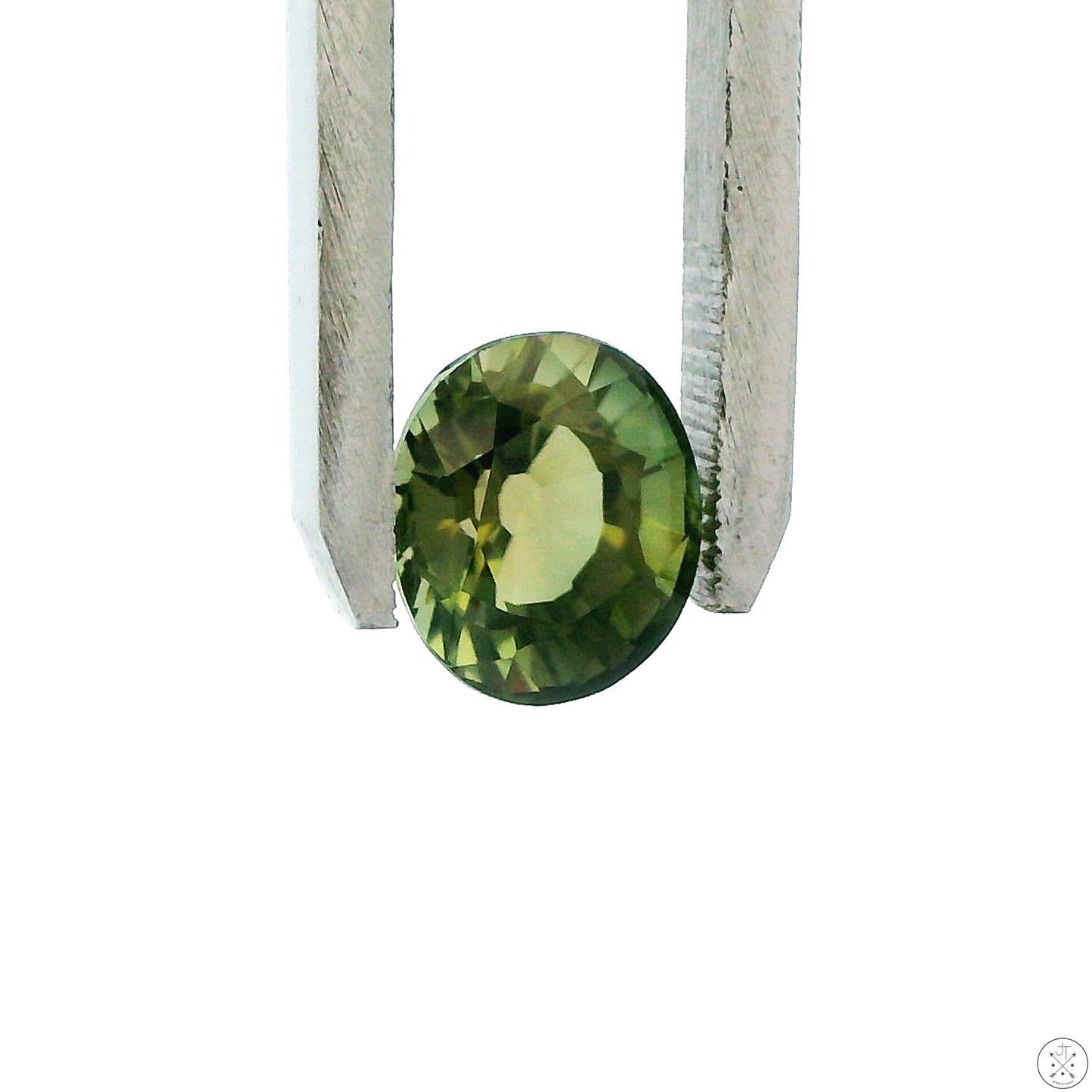 2.66 Carat Natural Green Tourmaline 8.5 x 7.2 mm Oval Faceted Gemstone Loose