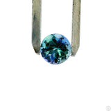 1.40 Carat Natural Tanzanite 6.7 mm Round Faceted Gemstone Loose